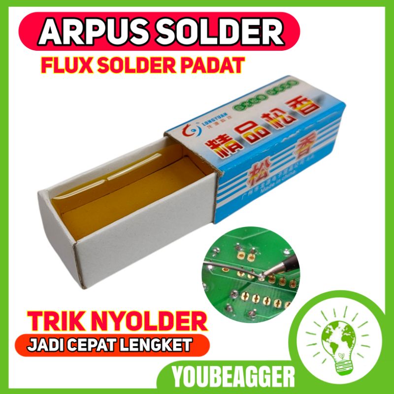 Flux solder padat Arpus siongkak MEMPERMUDAH MENYOLDER