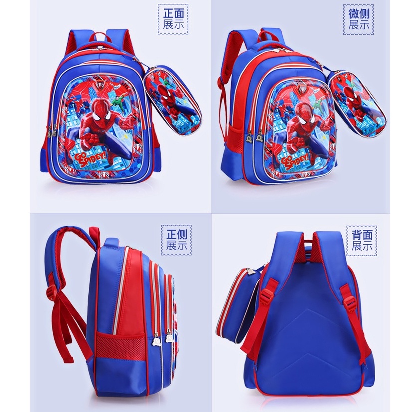 AND / COD / Tas Ransel Anak Sekolah TK SD Backpack Motif Karakter Tas Sekolah Anak Perempuan Import Tas Sekolah Anak Cowok Murah T266