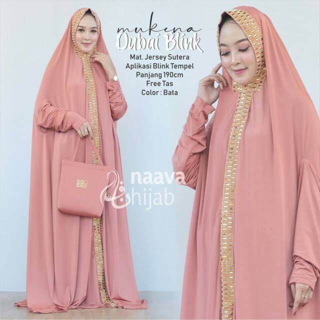 Mukena Dubai Blink Lengan by Naava Hijab