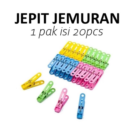 JEPIT JEMURAN 1 PAK ISI 20PCS