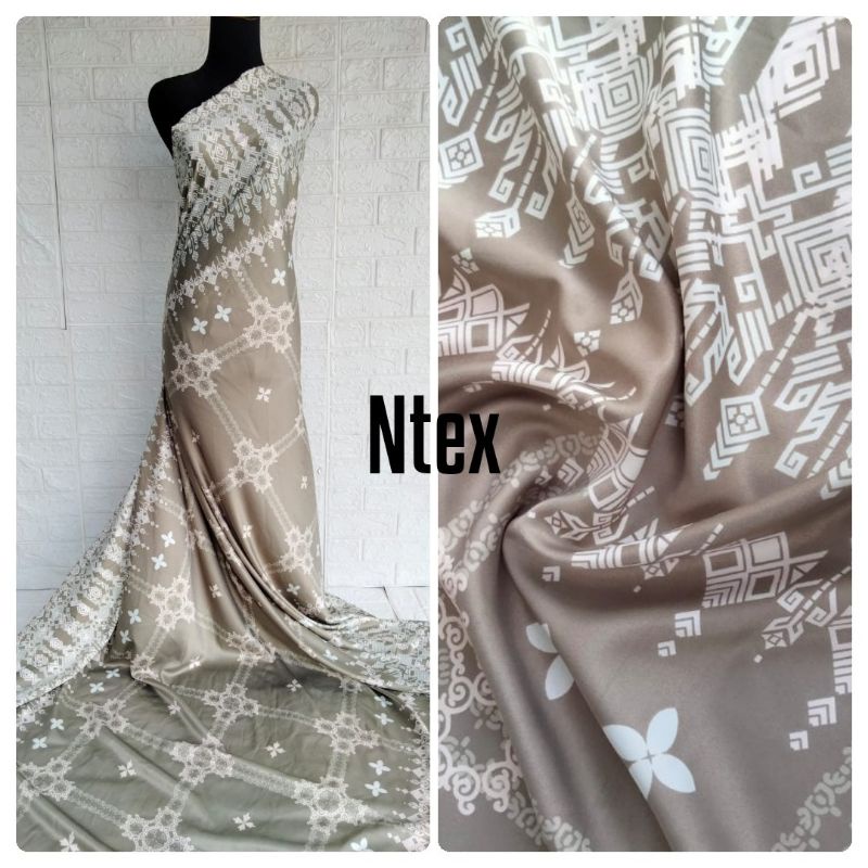 Kain Maxmara Silk Motif Sandrina Mengkilap