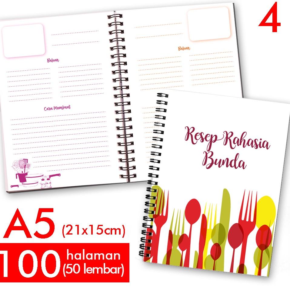 

[KODE Y0WGK] Notebook Buku Catatan Resep Masakan