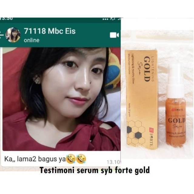 [ORI] SYB FORTE LIGHTENING GOLD SERUM | Serum Emas Anti Aging with Brightening Mengecilkan Pori Wajah
