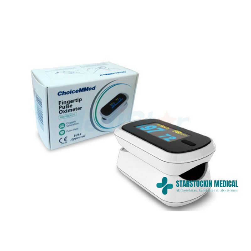 Oximeter Choicemmed Fingertip Pulse Oxymeter Garansi 2 Tahun