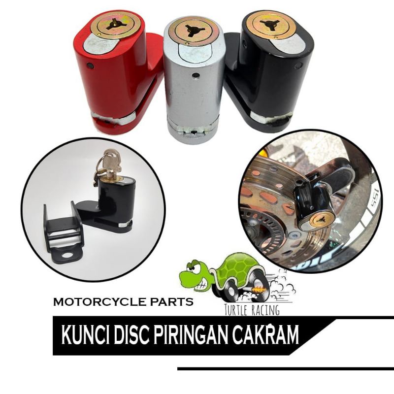 Kunci Disc Kunci Cakram Gembok Piringan Cakram Motor Universal Untuk Semua Motor Ninja Vixion Satria