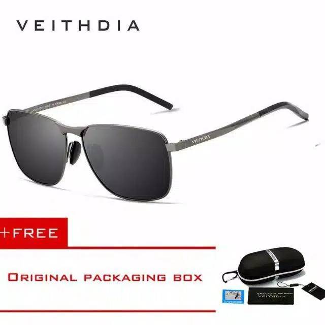 ORIGINAL VEITHDIA - Kacamata Pria Polarized Anti Silau UV 400 Type 2462