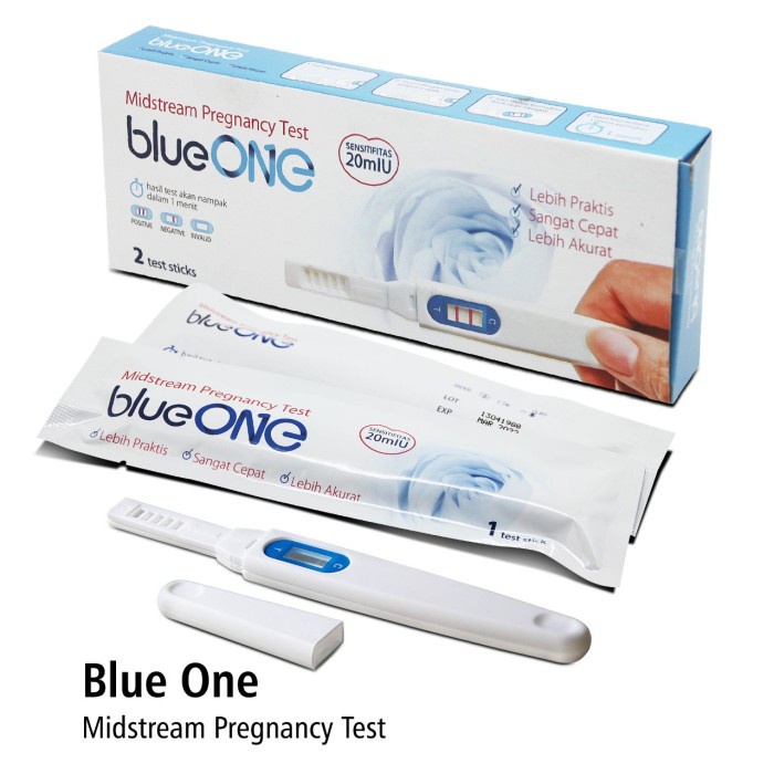Blue One Midstream Pregnancy Test