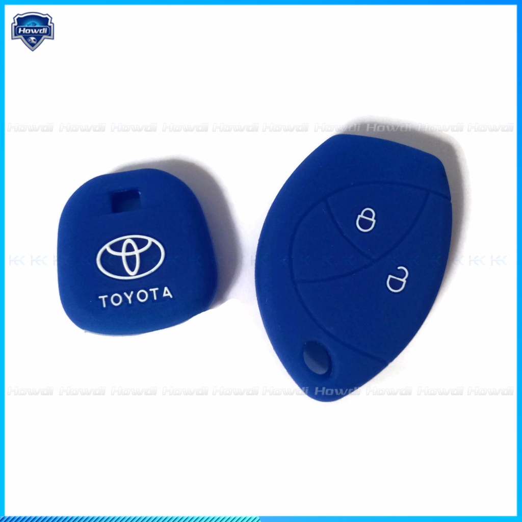 Cover Kunci Mobil Bahan Silikon Untuk Toyota Hilux Vigo Innova