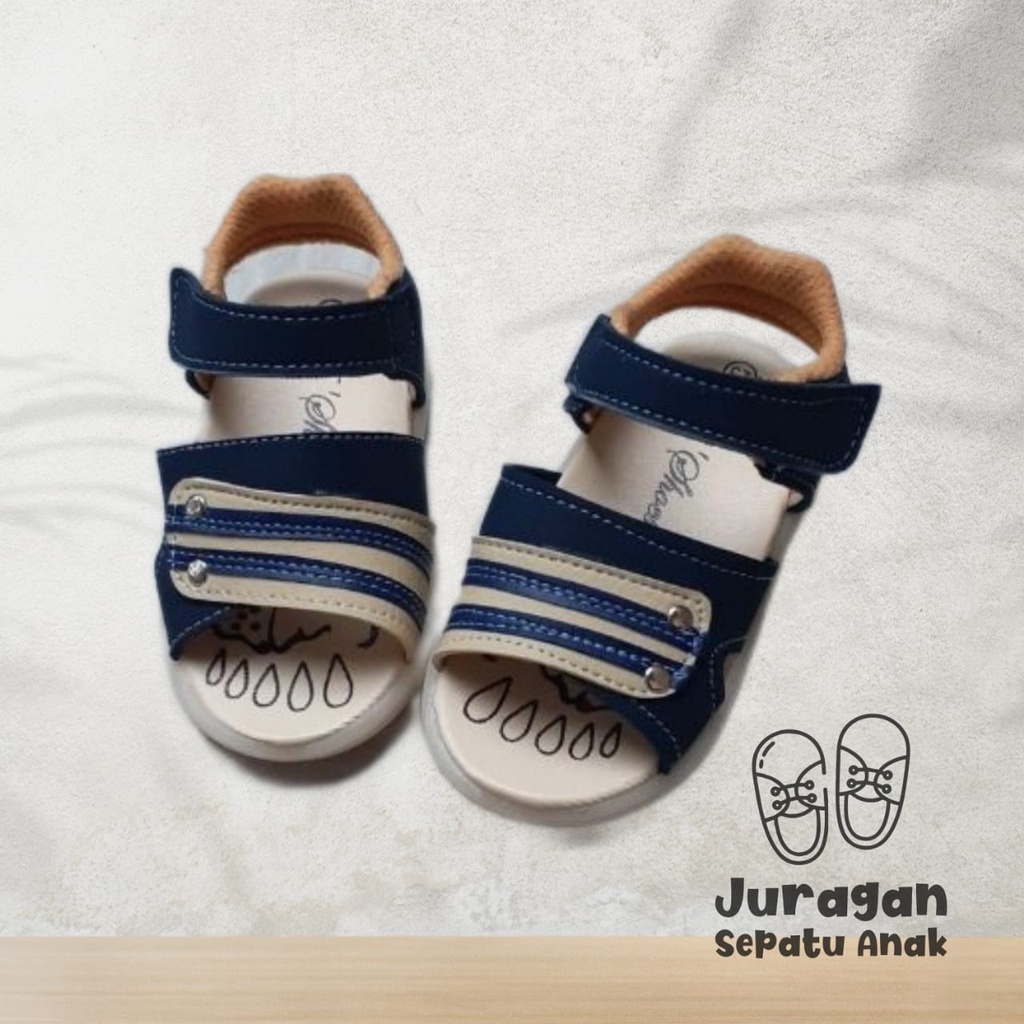 Sandal anak laki-laki casual 1 s/d 3 tahun balita termurah size 22-25 Sandal anak balita/sandal anak laki laki/sandal anak lucu