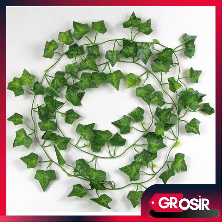 Grosir - 1012 Daun Hias Imitasi / Daun Rambat Palsu / Sulur Daun / Daun Hias Tanaman Gantung / Dekorasi Ruangan