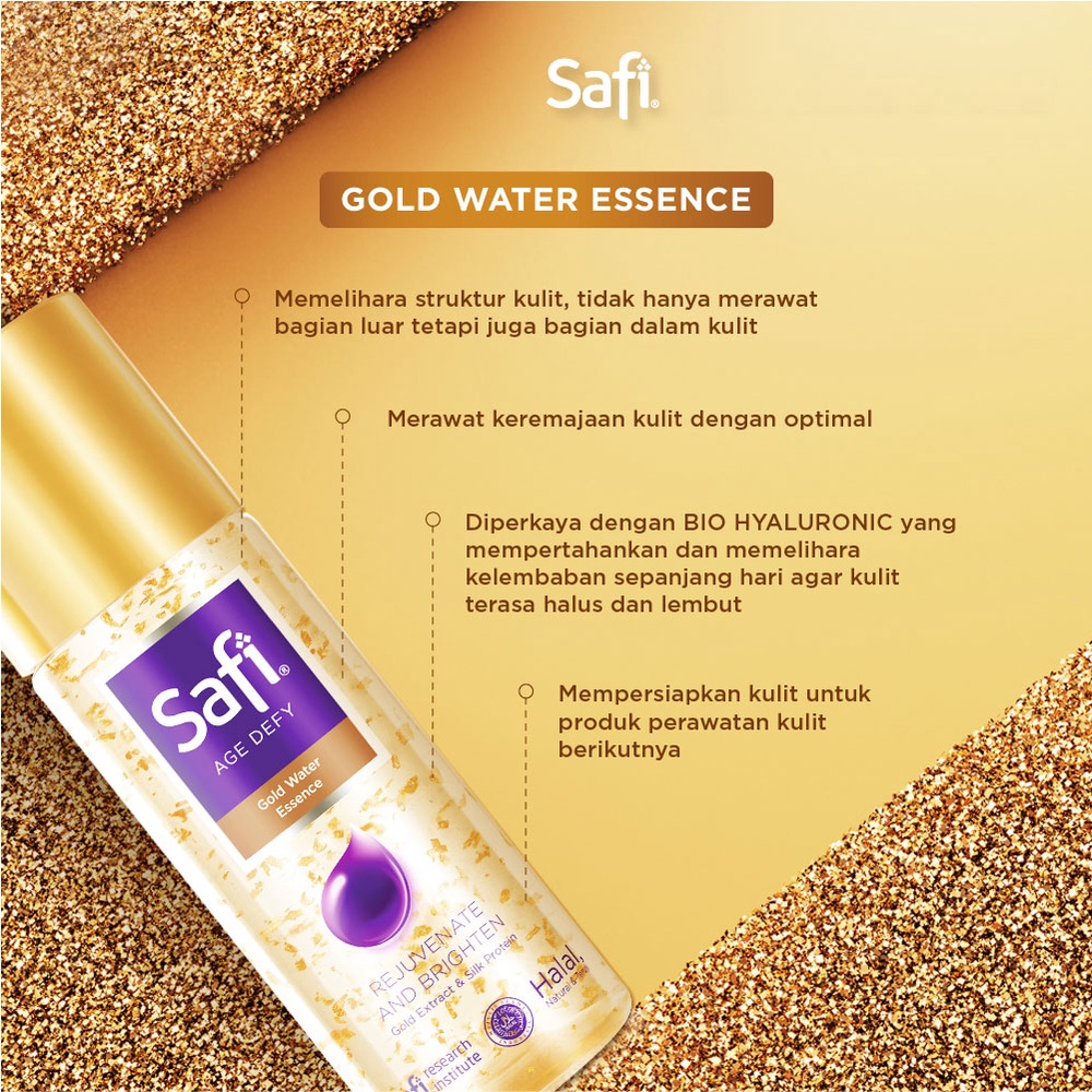 SAFI Age Defy Anti Aging Gold Water Essence