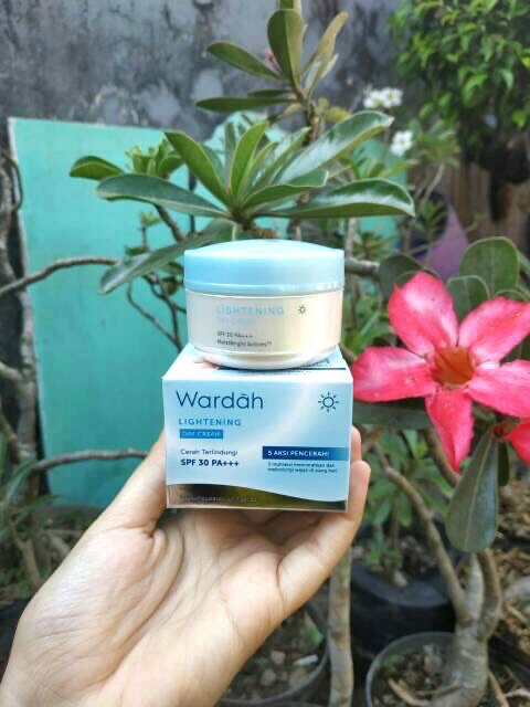 `ღ´ PHINKL `ღ´ ᘺᗩᖇᕲᗩᕼ Wardah day cream lightening biru moisturizer  pelembab wajah