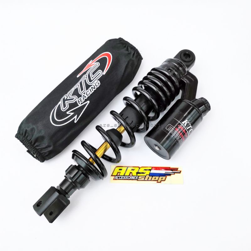 shockbreaker copy ktc full black as gold premium quality shock tabung matic single shock ktc ekstrim
