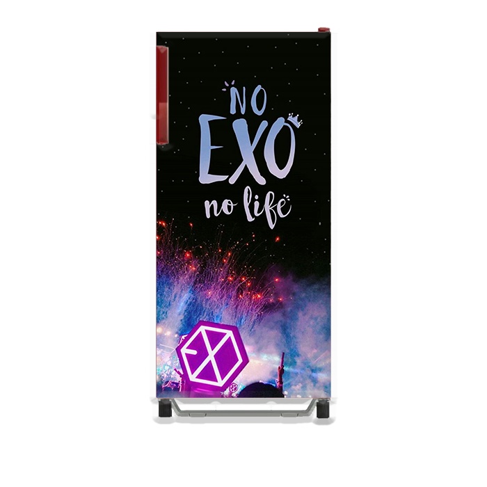 Sticker Kulkas, Kompor, Magicom, AC dan Mesin Cuci Motif No EXO No Life