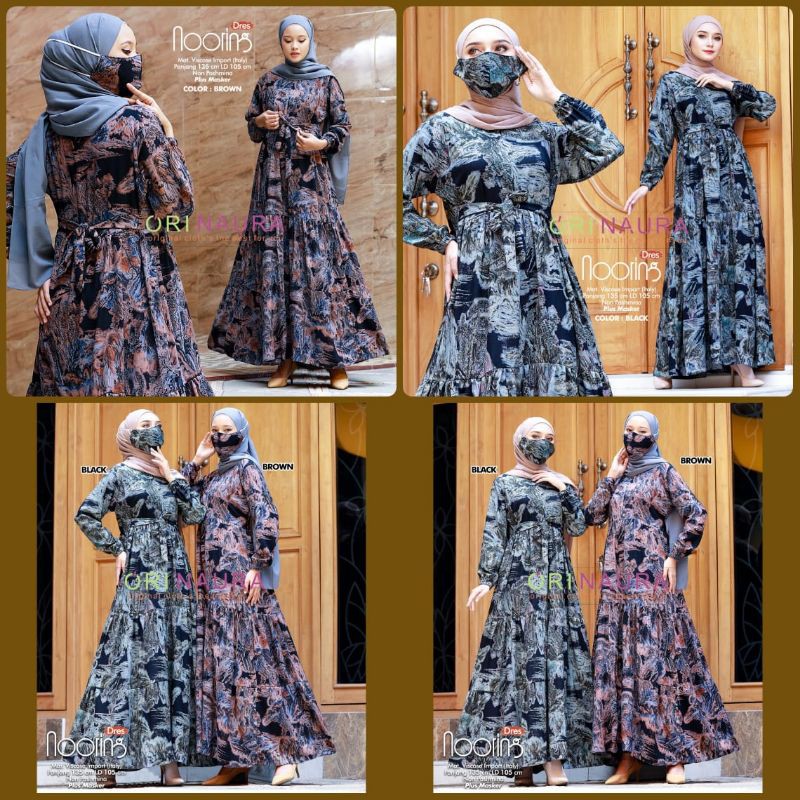 NOORING DRESS VISCOSE IMPORT ITALY BY ORI NAURA