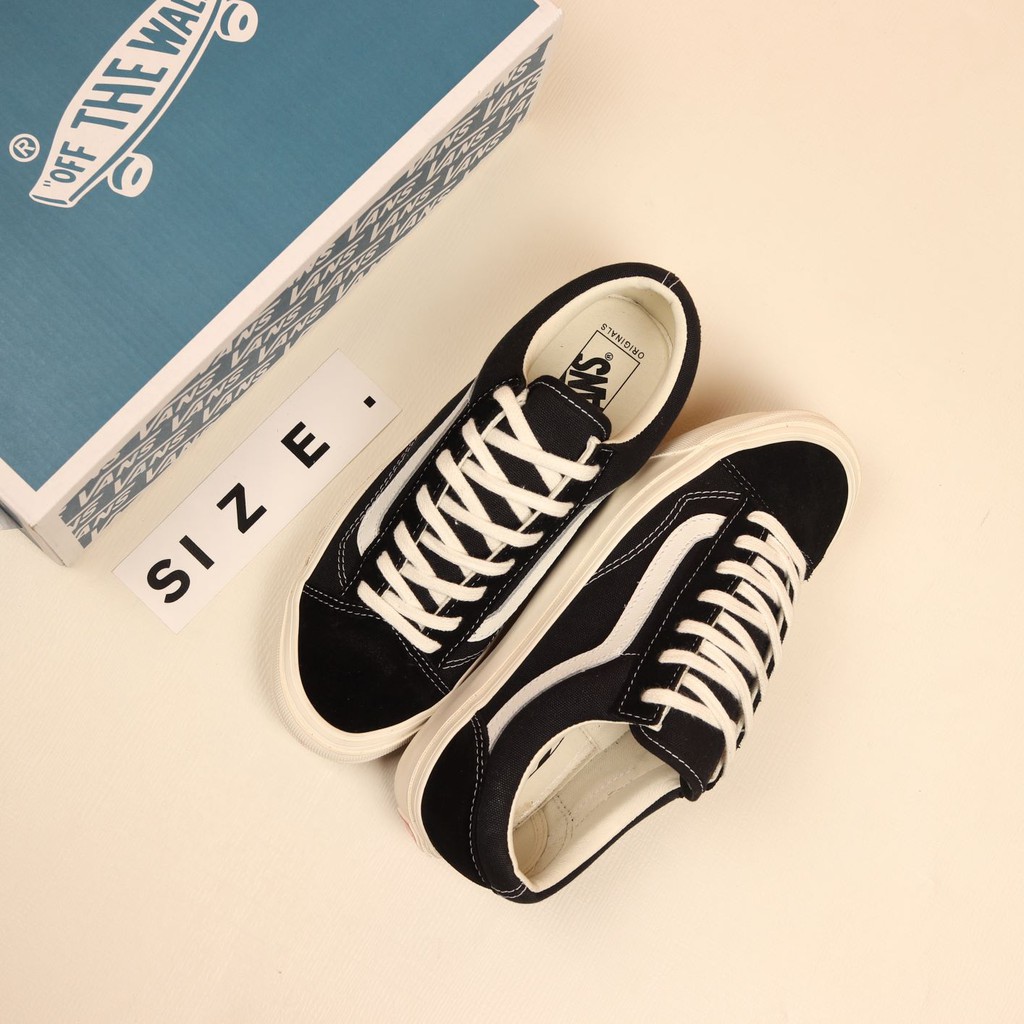 Sepatu Vans Oldskool Style 36 lx Black White