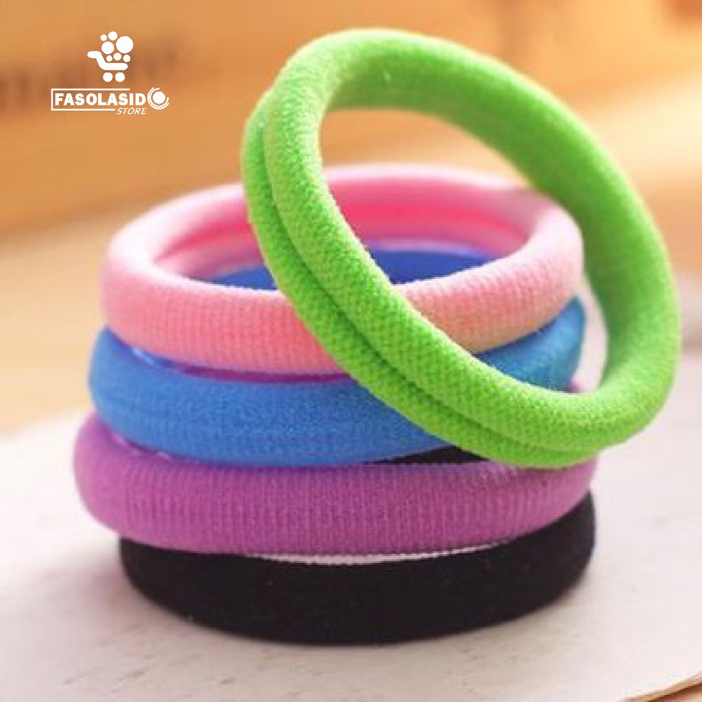 IKAT RAMBUT KARET KOREA ISI ( 5 pcs ) / TALI RAMBUT WANITA / TALI RAMBUT KOREA / IKAT RAMBUT KOREA