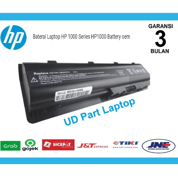 Baterai Laptop HP 1000 Series HP1000 Battery oem