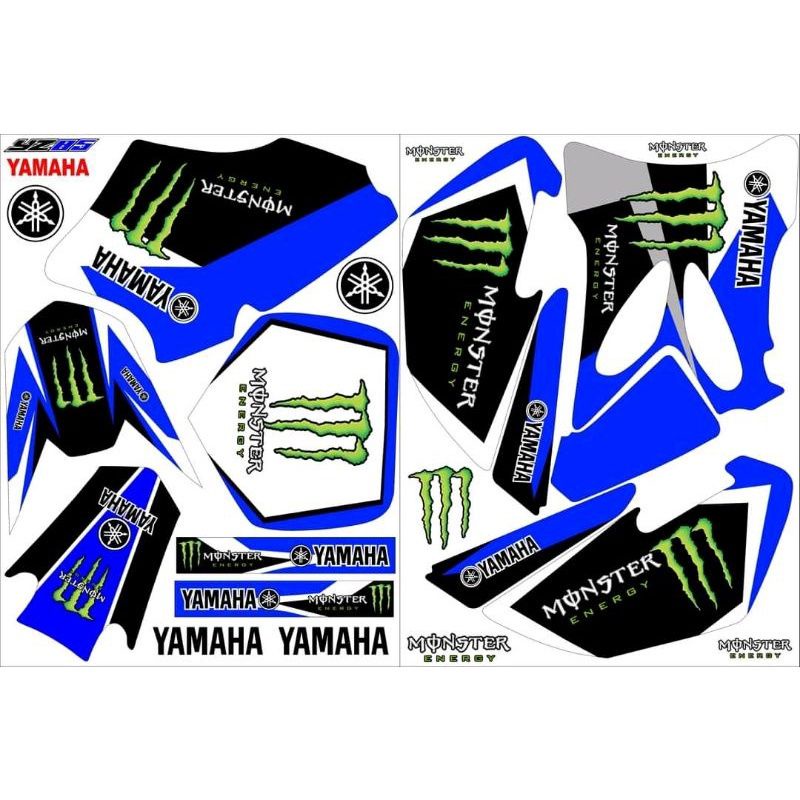Decal yamaha Yz 85 motocross striping stiker yz 85 old