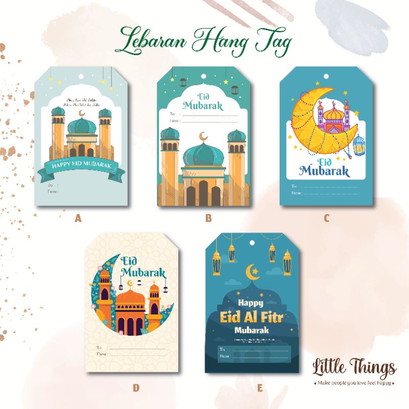 

HANGTAG HAMPERS LEBARAN 21 PCS