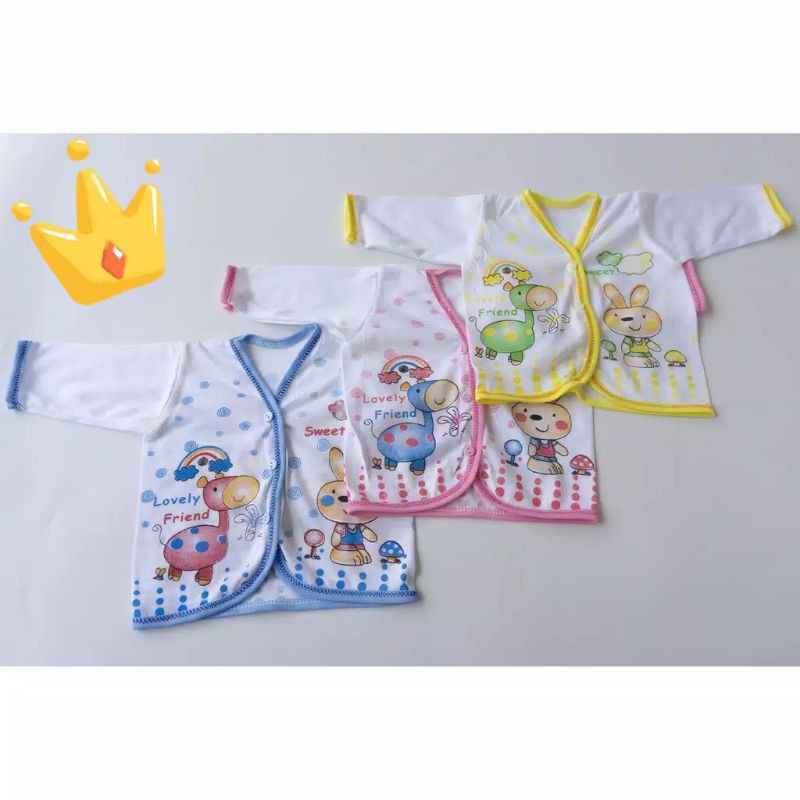 3Pcs Baju Bayi lengan Panjang newborn baju Panjang