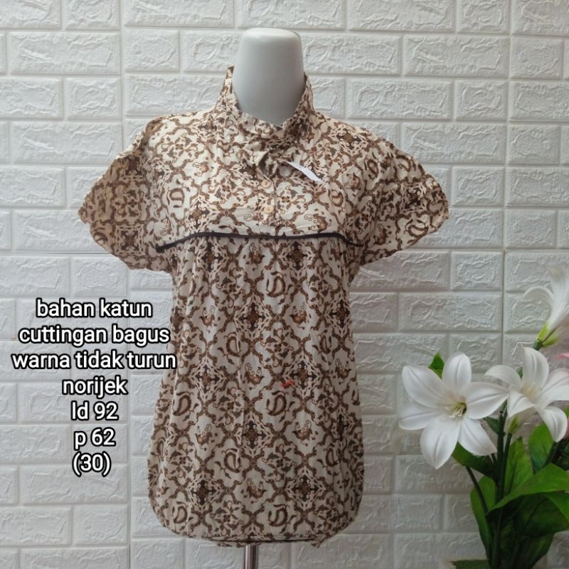 PRELOVED BAJU BATIK WANITA / (PART 1) / PL ATASAN BATIK WANITA / BAJU BEKAS-10