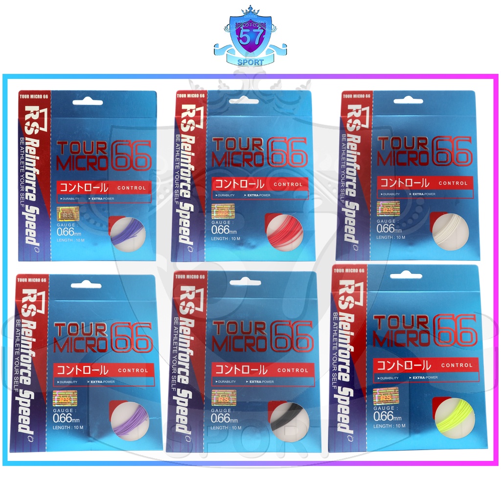 Senar Raket Badminton RS Tour Micro 66