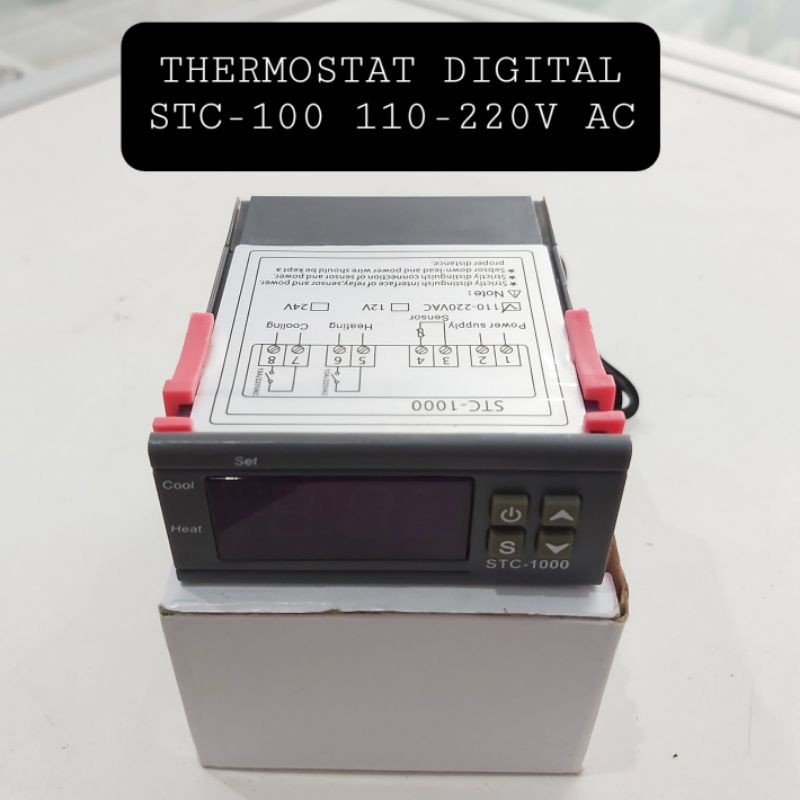 TERMOSTAT DIGITAL OTOMATIS MESIN TETAS THERMOSTAT DIGITAL STC-1000