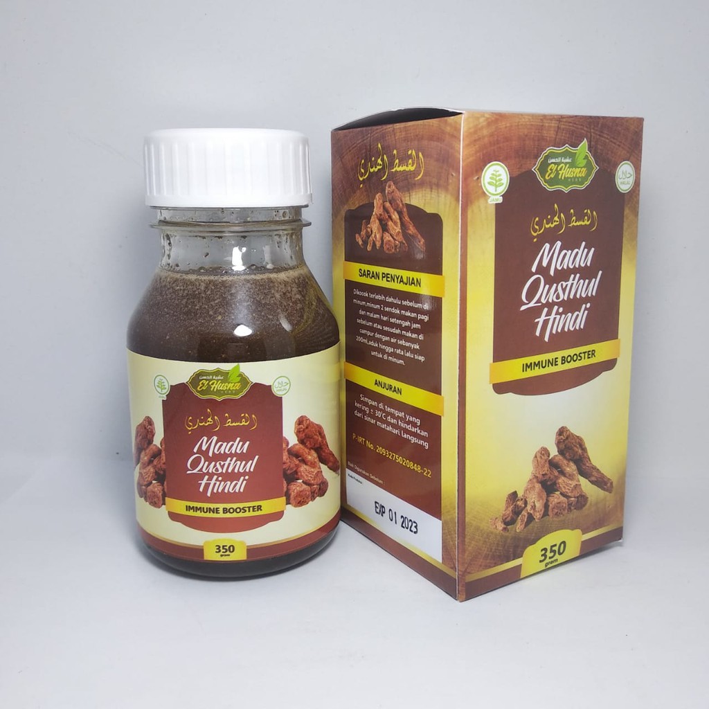 Madu Qusthul Hindi El Husna Mengobati Paru paru Asma dan Bronkhitis Batuk Imune booster Isi 350 g