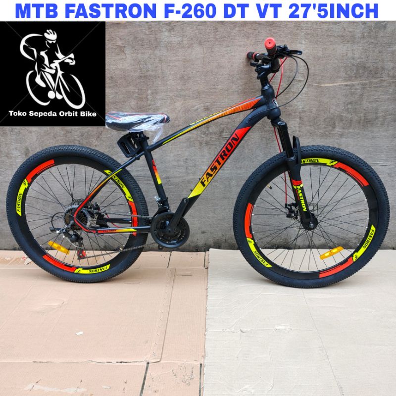 Sepeda Gunung MTB Fastron F-260 DT VT 27'5Inch 3X7Sp Hi-ten stell