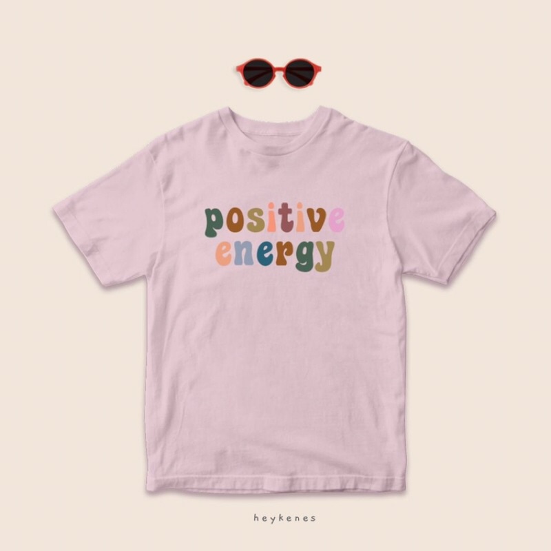Heykenes Kaos Anak Positive Quote Cotton 30s