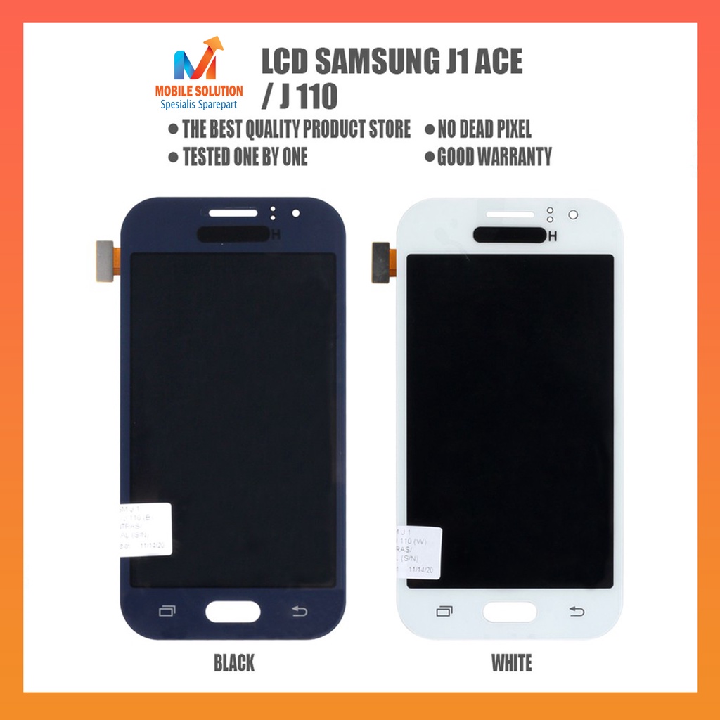 Grosier LCD Samsung J1 Ac J110 J111F 100% Fullset Garansi 1 Bulan + Packing / Bubble