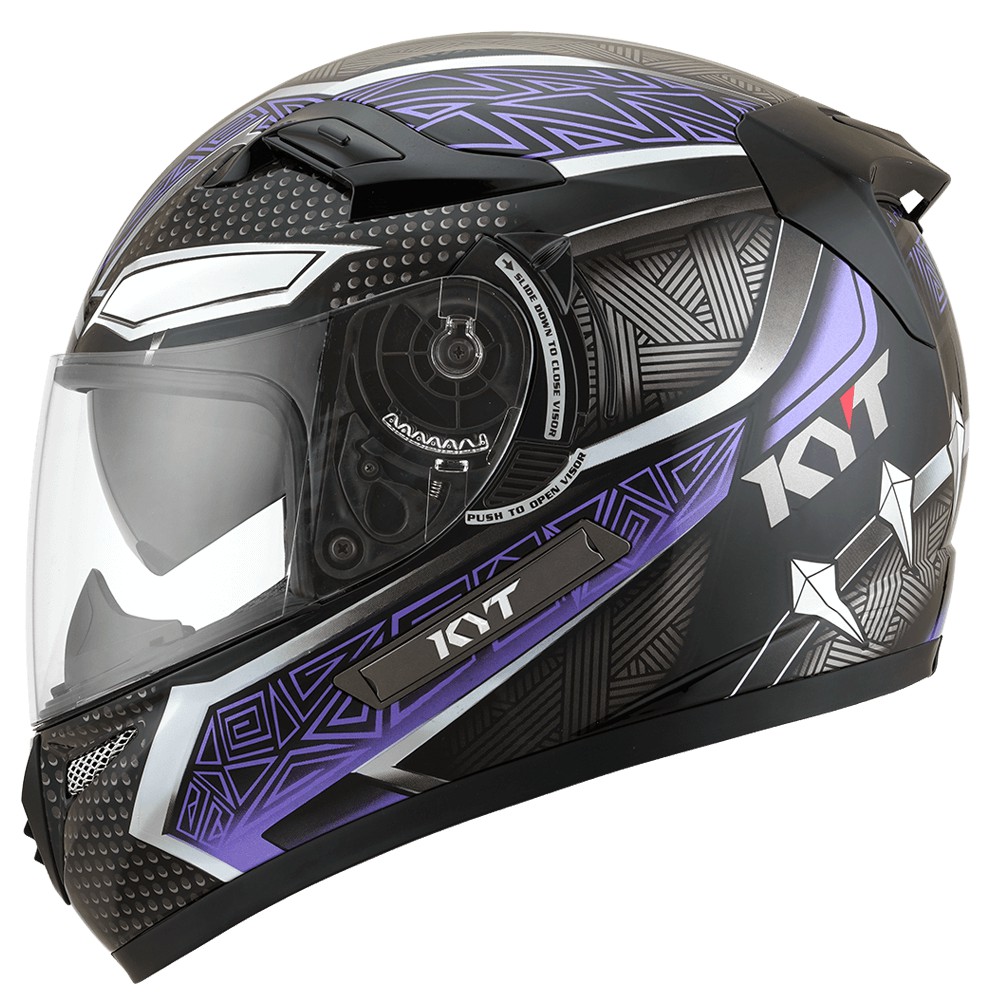 Jual Helm Full Face KYT K2 Rider Black Panther 2 Shopee Indonesia