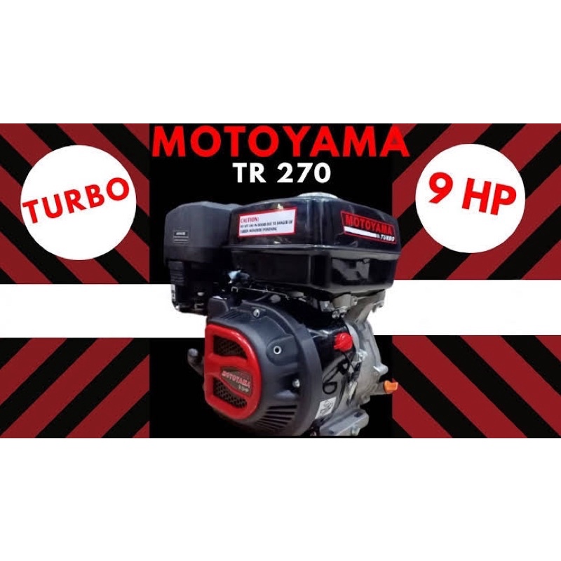 Gasoline Engine Motoyama Turbo TR 270 Mesin Penggerak Serba Guna Bensin 9 HP