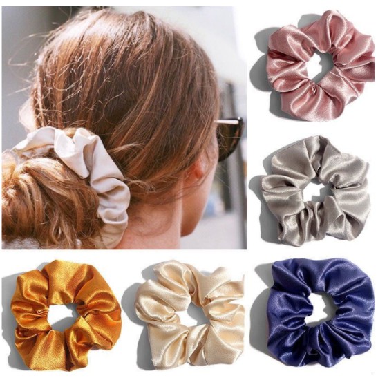 JAYA.Co IKAT RAMBUT SCRUNCHIE POLOS VELVET KOREA