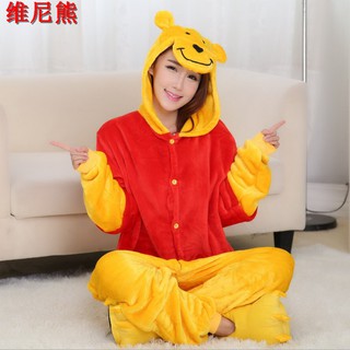 Fashion Wanita Kostum Onesie Cosplay Bentuk Binatang 