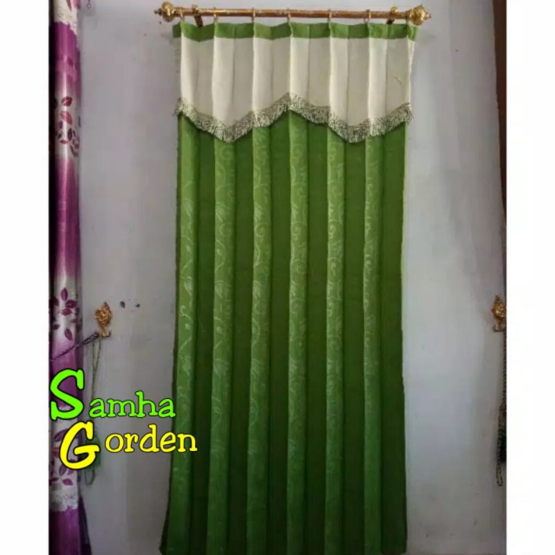 Jual Gorden Murah Poni Cantik Plisket Gorden Pintu Gorden Jendela