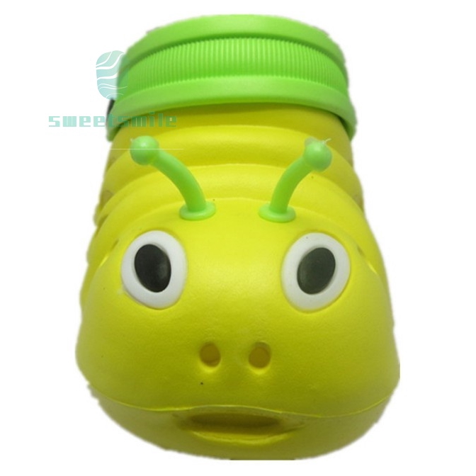 Sandal Selop Desain Kartun Hewan Ulat Bulu Bahan Eva Untuk Anak