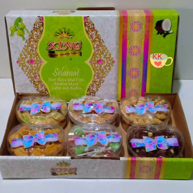 

Paket parsel kue Lebaran KING Butter Cookies Super