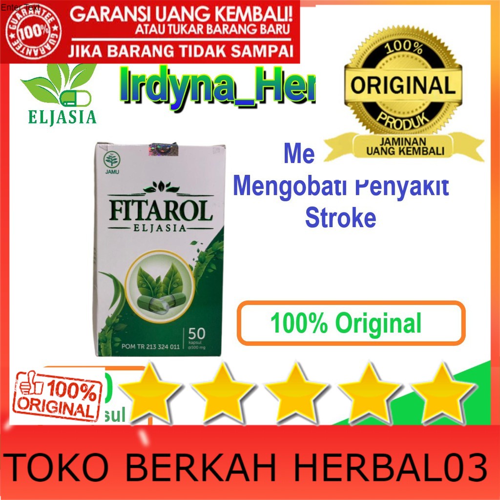 100% ASLI Paket Gold Obat Stroke Herbal Fitarol Eljasia
