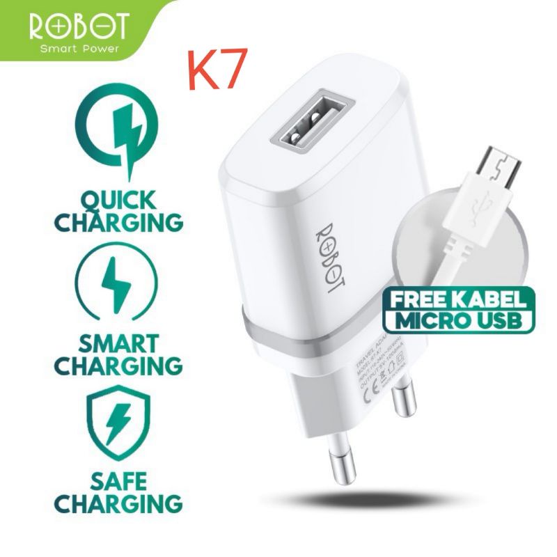 Casan Chasan Carger Charger Charging Robot Quick Micro USB Fast Flash Adapter