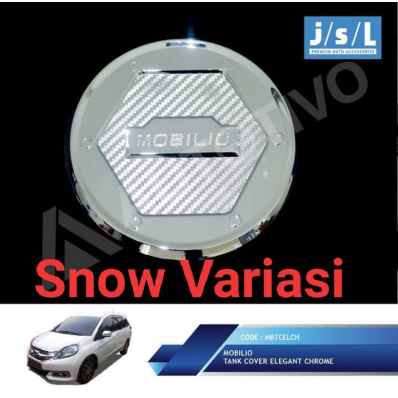 Honda Mobilio tutup tangki mobil tank cover elegant chrome JSL