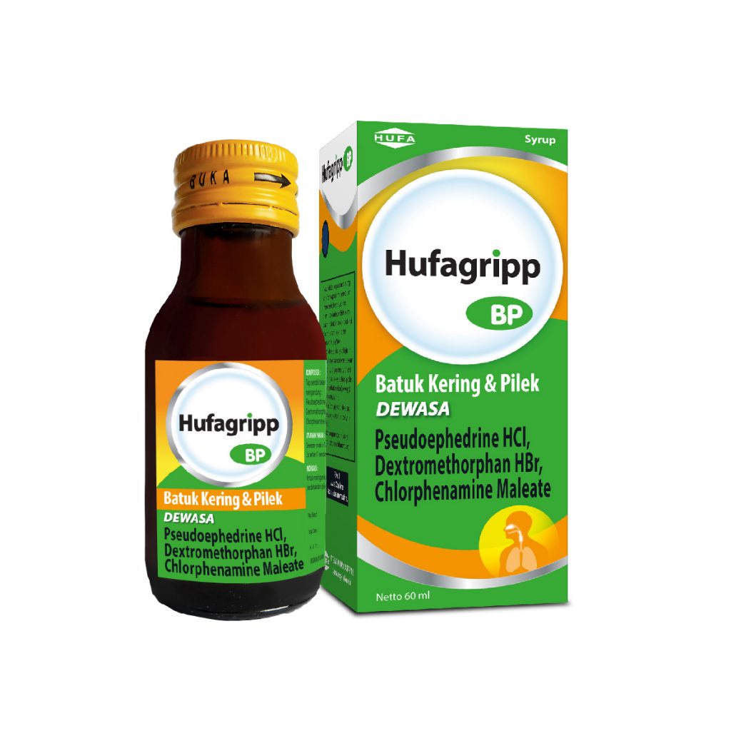 Hufagrip BP Dewasa Batuk Pilek Syrup 60 ml