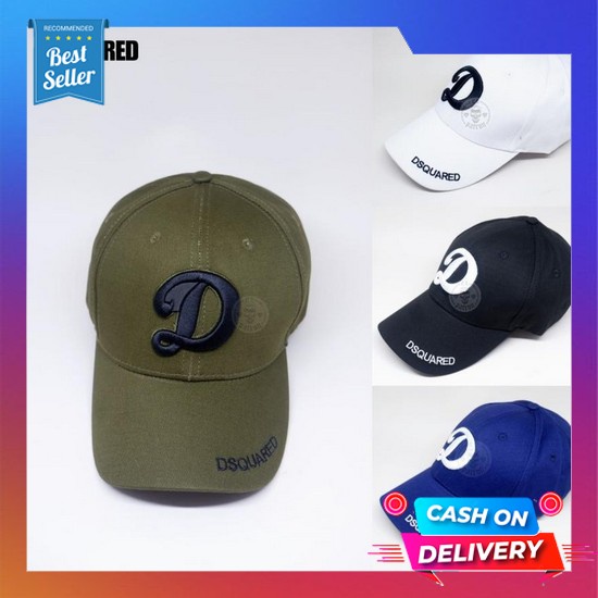 Topi Baseball Terbaru Topi Pria Topi Dewasa Topi Distro Topi Baseball Dsquared Big D Logo Import Pre