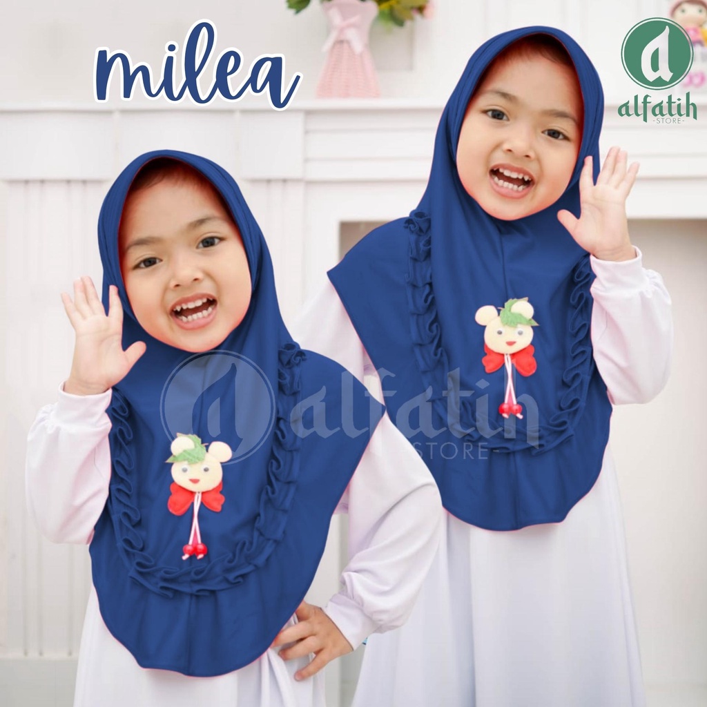 JILBAB ANAK TK - SD MILEA BONEKA / BONEKA / JILBAB ANAK USIA 4-7 TAHUN / PAKAIAN MUSLIMANAK PEREMPUAN / KERUDUNG ANAK TK / HIJAB ANAK TK-SD KHIMAR ANAK