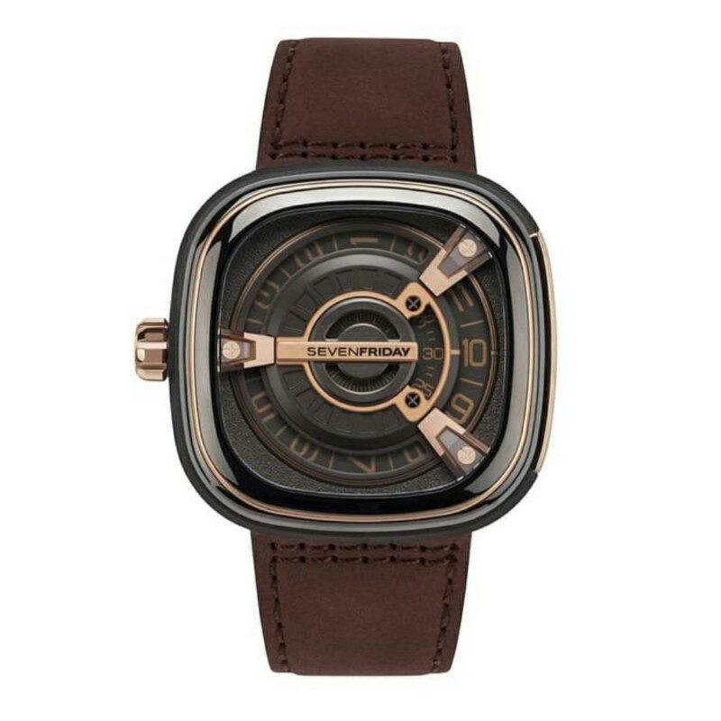 SEVEN FRIDAY SF M2/02 JAM TANGAN PRIA GRATIS BOX ORI+RUBBER
