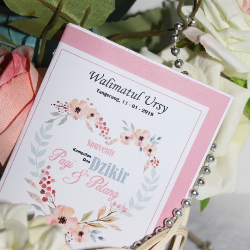 Buku Dzikir Pagi Petang custom size