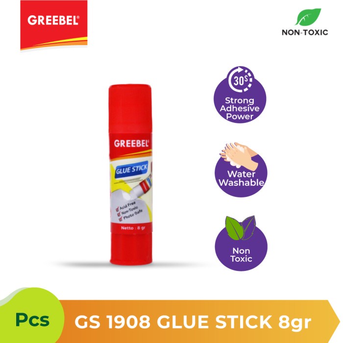 Lem Kertas Stik Greebel Glue Stick GS1908 - 8gram.