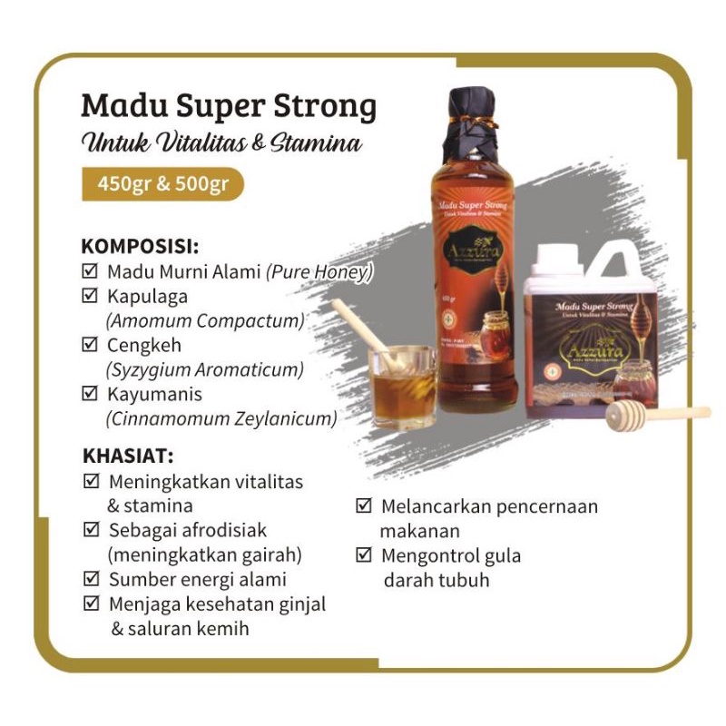 

Madu Super Strong Halal