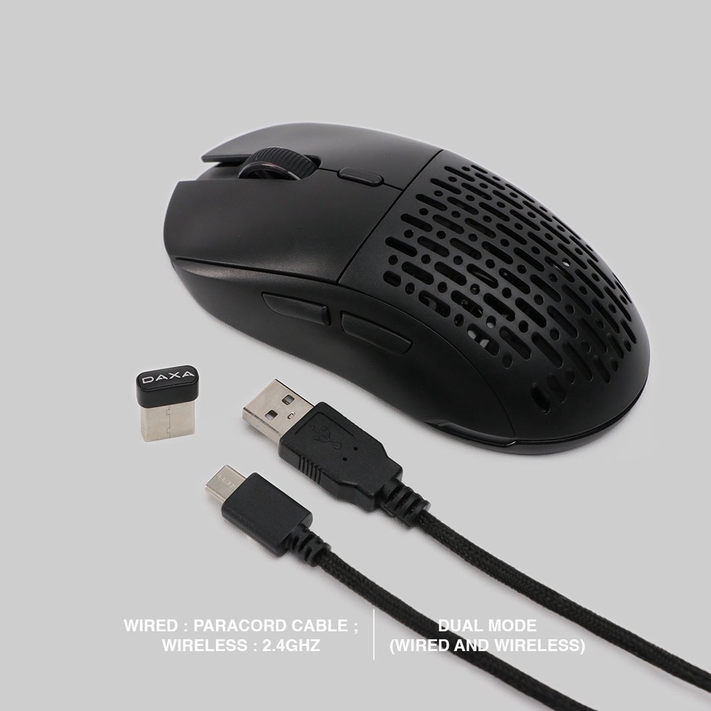 Rexus Daxa Air IV Wireless Gaming Mouse Air 4 Ultra Lightweight